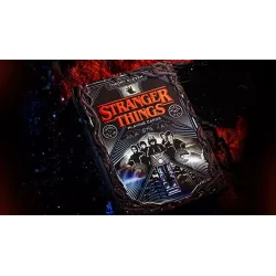 Jeu de cartes Stranger Things Hive Mind Special Edition avec étui holographique.