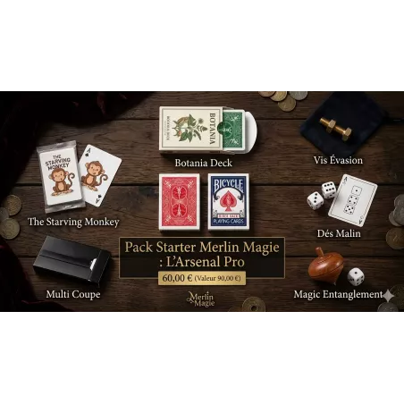 Pack starter plus Debutant, visuel principal du pack de tours de magie