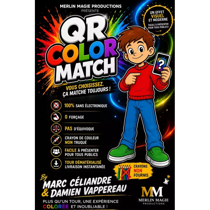 QR Colors Match par Marc Celiandre| Mentalisme Digital