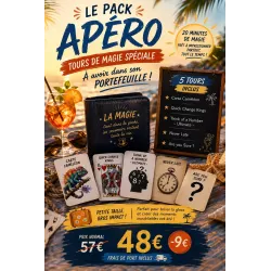 Pack Apéro Magique – 5 tours de magie à garder dans son...