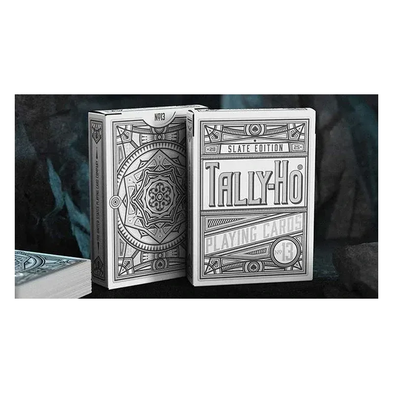 Slate Tally-Ho Playing Cards - photo principale du jeu de cartes