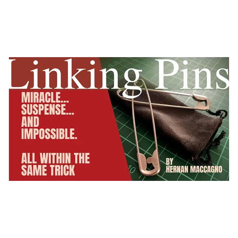 Linking Pins by Hernan Maccagno - photo des deux épingles de sûreté
