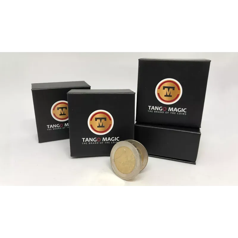 Flipper Coin 2 Euro by Tango Magic - gimmick de la pièce truquée