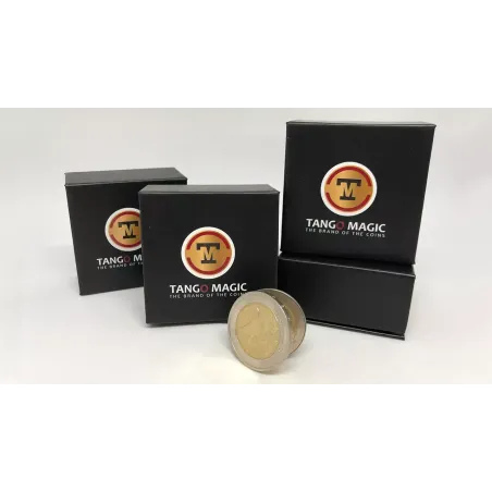 Flipper Coin 2 Euro by Tango Magic - gimmick de la pièce truquée