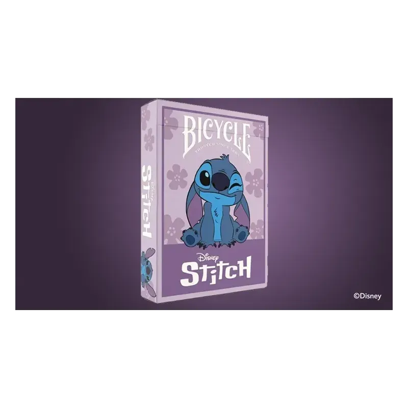 Bicycle Disney Stitch violet - photo principale de l'étui premium