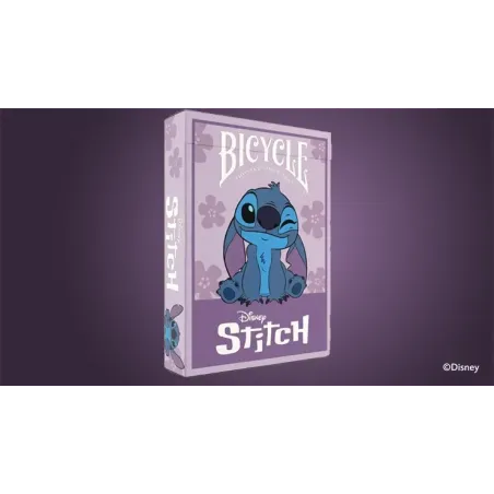 Bicycle Disney Stitch violet - photo principale de l'étui premium