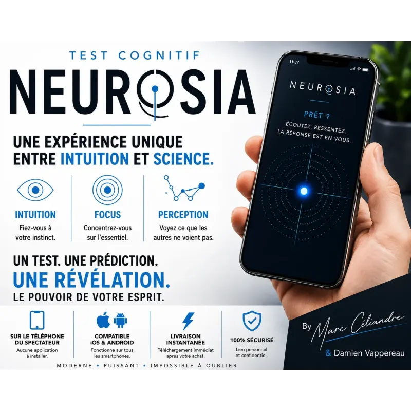 Neurosia de Marc Céliandre et Damien Vappereau - présentation du tour de mentalisme
