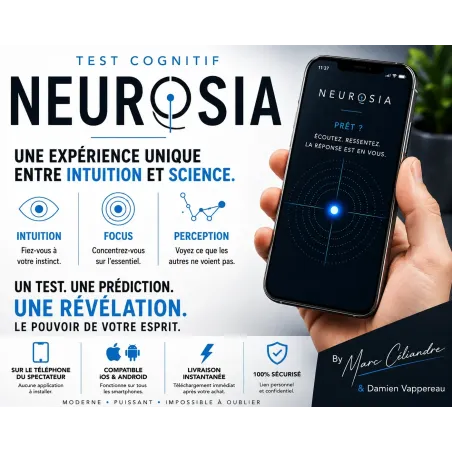 Neurosia de Marc Céliandre et Damien Vappereau - présentation du tour de mentalisme