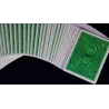 Bicycle Boo Backs Green, aperçu du motif vert des cartes Bicycle