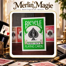 Bicycle carte jeu vert claire