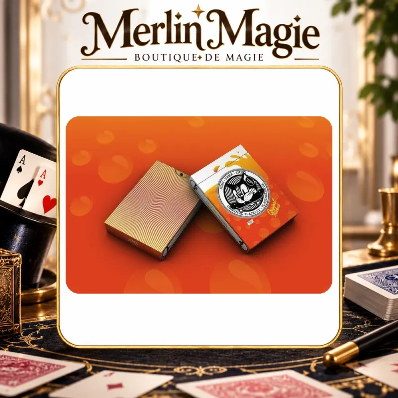 Original BlackCat Orange Milk | Jeu de cartes kawaii