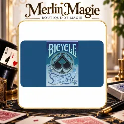 Bicycle Stingray (Teal) Playing Cards