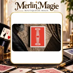 Jerry's Nugget (Atomic Red) Marked Monotone Playing Cards
