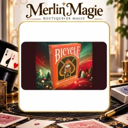 Bicycle Nutcracker (Red) Playing Cards