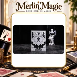 Bicycle Quiccs Ghost White Playing Cards