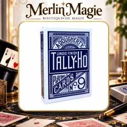 Cards Tally Ho Fan Back Poker size (Blue)