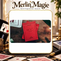NOC Pro 2021 Burgundy Red Playing Cards