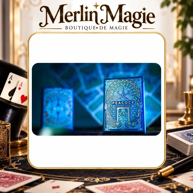 Peacock Playing Cards | Jeu de cartes design paon
