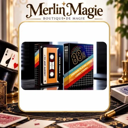 80s Playing Cards | Jeu de cartes rétro collector