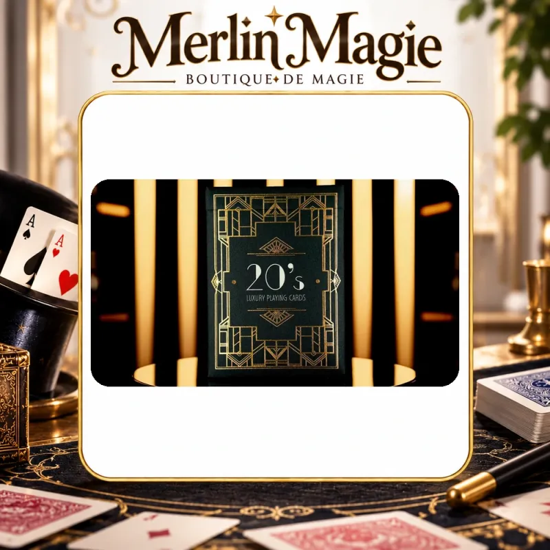 20s Playing Cards | Jeu de cartes Art Déco premium