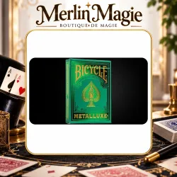 Bicycle Metalluxe Green Playing Cards by US Playing Card Co.