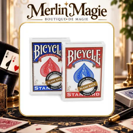 Bicycle Blank Backs | jeu de cartes magie pour magicien