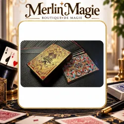 Sacred Legends Black Edition Playing Cards  by HypieLab