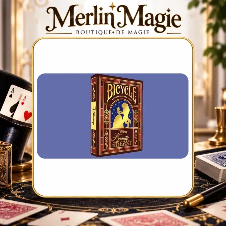 Bicycle Disney Belle et la Bête | jeu de cartes magie