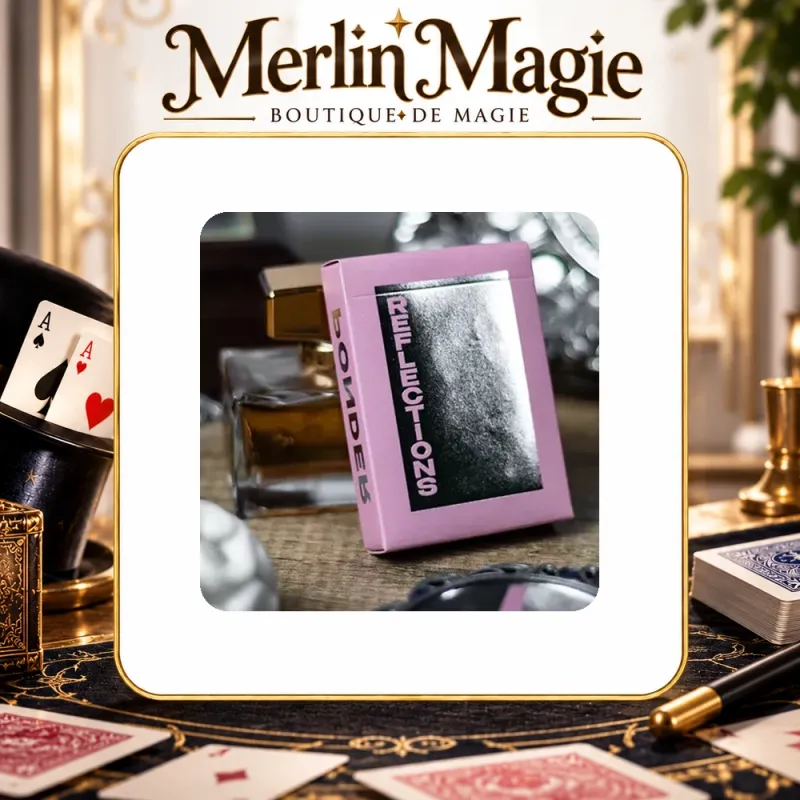 Reflections Ponder Pink | jeu de cartes magie pour magicien