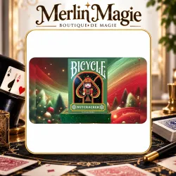 Bicycle Nutcracker (Green Gilded) Playing Cards