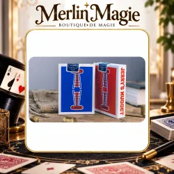 Modern Feel Jerry's Nuggets Gaff Red Playing Cards