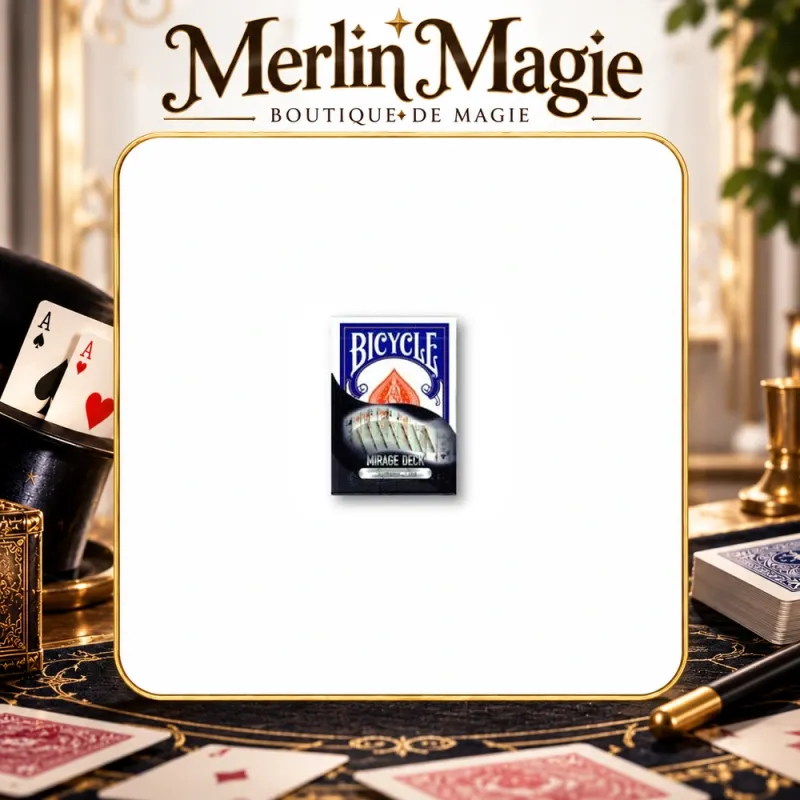 Bicycle Mirage Deck Color | Jeu truqué cartomagie - Merlin Magie