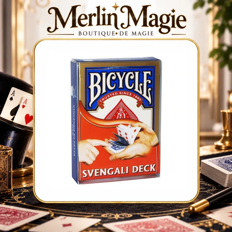 Bicycle Svengali Blue Back | Jeu truqué cartomagie