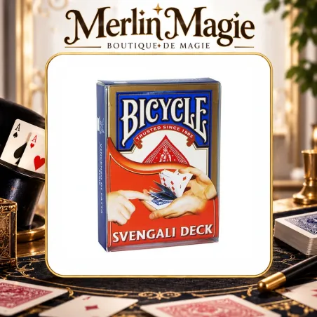 Bicycle Svengali Blue Back | Jeu truqué cartomagie