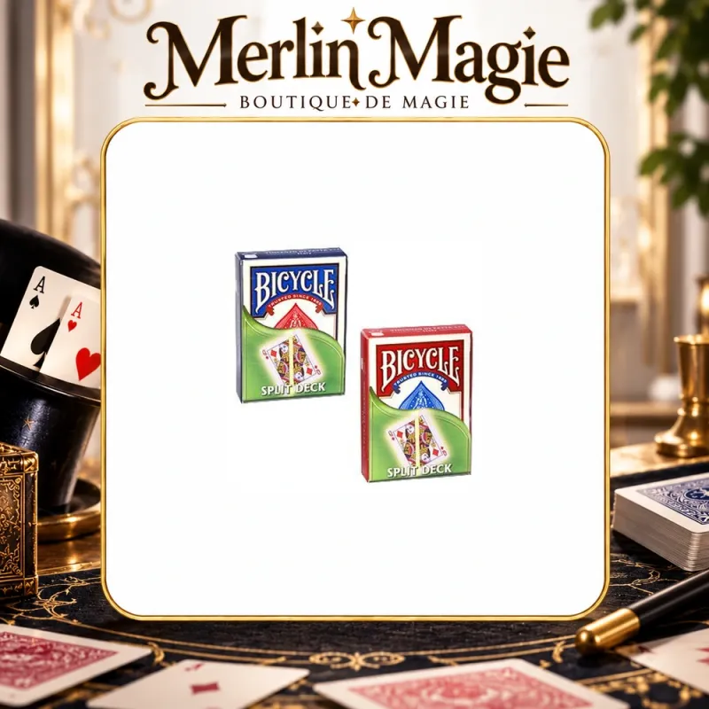 Bicycle Split Deck | Jeu de cartes gimmick magie
