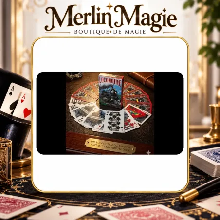 Locomotive Playing Cards – Jeu de cartes vintage à découvrir