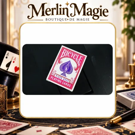 Mini Bicycle Fuchsia – Jeu de cartes miniature original