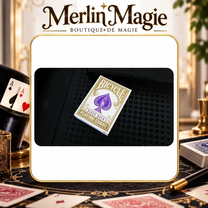 Mini Bicycle Gold – Jeu de cartes miniature doré