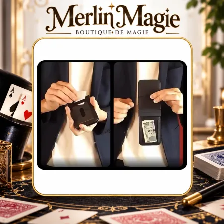 Flick Wallet | Portefeuille de magie close-up