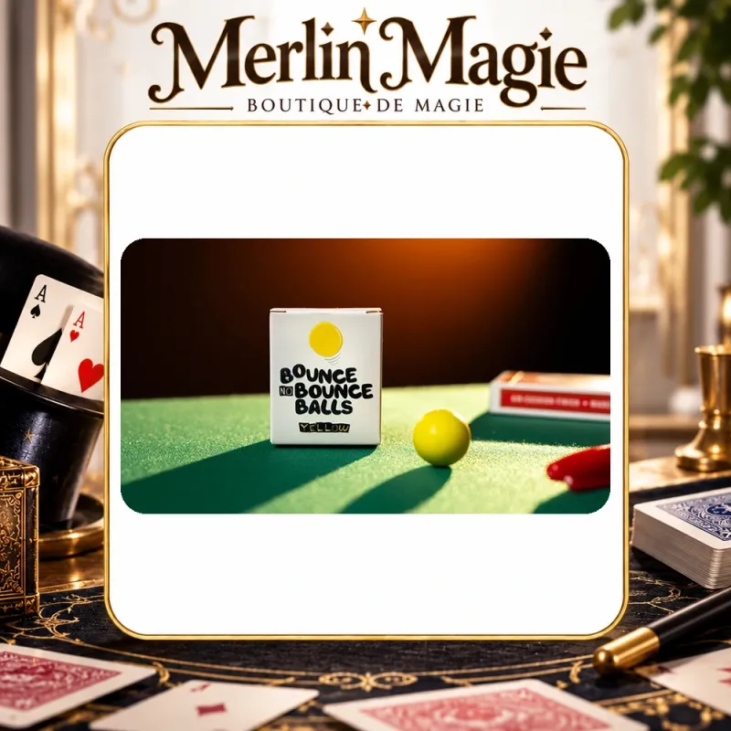 Bounce No Bounce Balls | Balles magiques jaunes - Merlin Magie