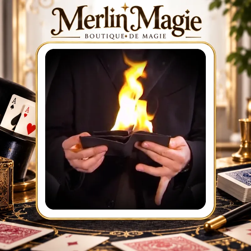 Card to Fire Wallet | Carte au portefeuille en feu