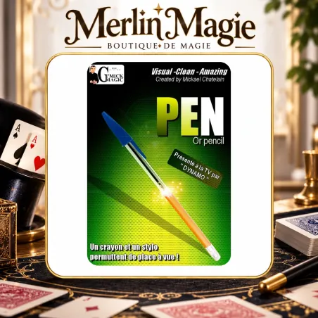 Pen or Pencil | Magie de bureau Mickael Chatelain