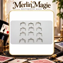 Purse Frames (Silver, 12 in one pack) Goshman