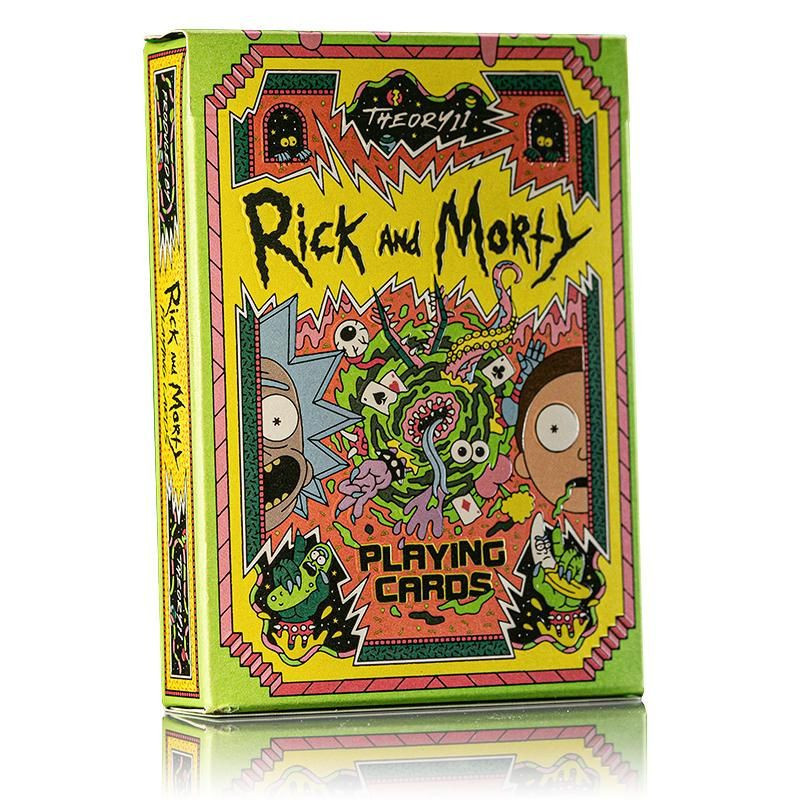 Cartes collector Rick and Morty - Design psychédélique