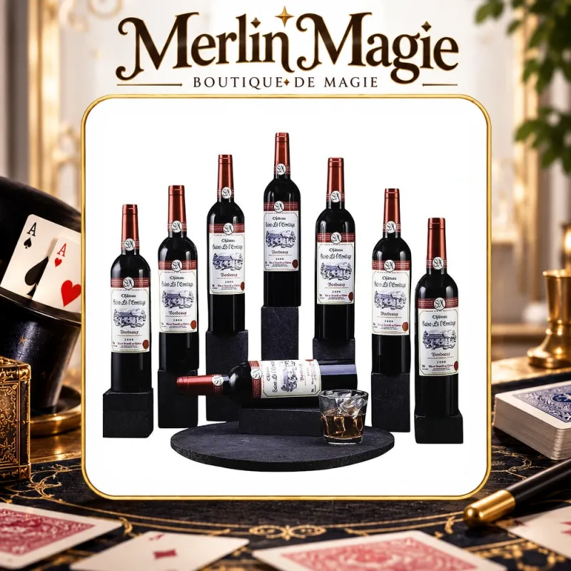 Shiraz Wine Bottles | magie de scène pour magicien