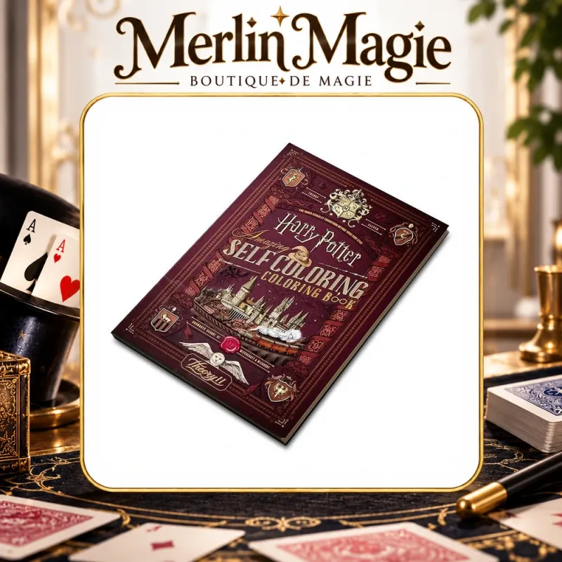 Harry Potter Self-Coloring Book | jeu de cartes magie