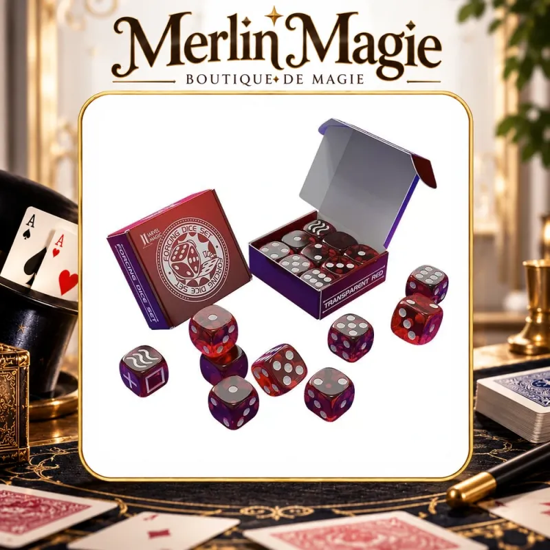 Dés de Forçage Iarvel Magic Rouge | Mentalisme
