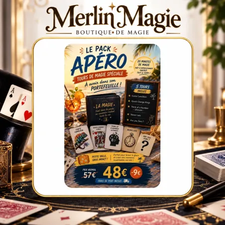 Pack Apéro Magique – 5 tours en portefeuille à 48 €