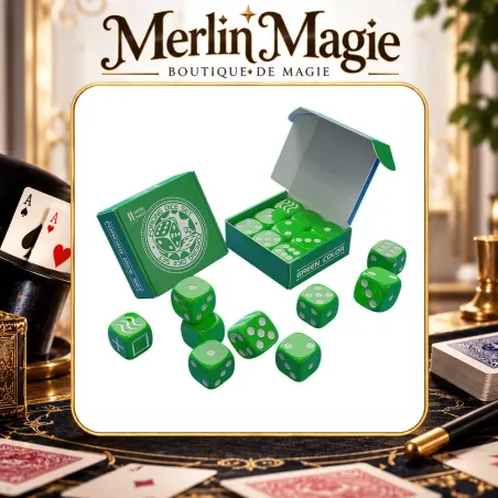 Dés de Forçage Iarvel Magic Vert | Mentalisme