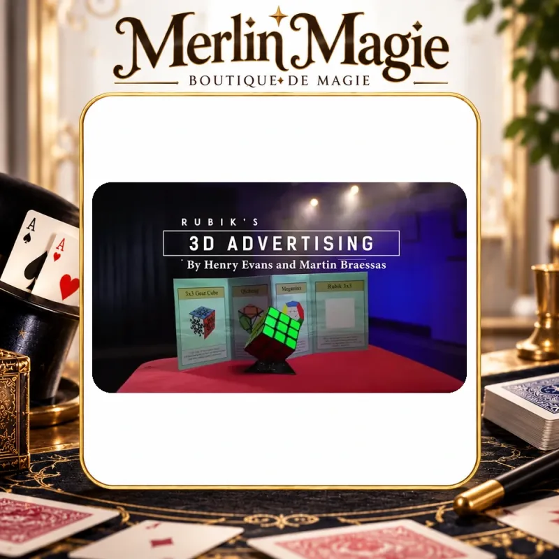 Rubik's Cube 3D Advertising | Cube publicitaire original - Merlin Magie